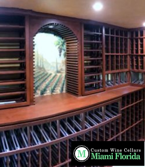 Basement Wine Cellar Built by Experts in Miami, Florida