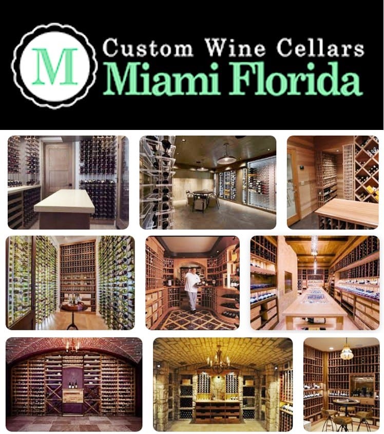 Wine Cellar Design by Miami Florida Master Builders