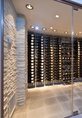 VintageView Metal Custom Wine Racks Installed by Custom Wine Cellars Miami