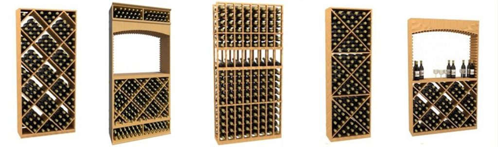 Kit Wooden Wine Racks Offered by Custom Wine Cellars Miami