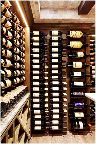 VINTAGEVIEW Floor to Ceiling Wine Racks by Residential Custom Wine Cellar Installers in Miami