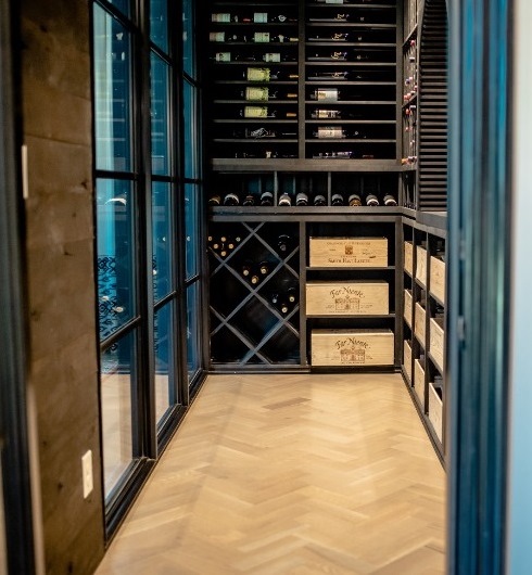 Custom Wine Cellar Built by Miami Expert Installers