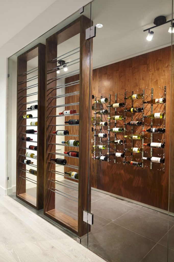 Beautiful Modern Custom Wine Cellar with Traditional Accents Miami