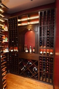 Wooden Rustic Wine Racks for Traditional Home Wine Cellars