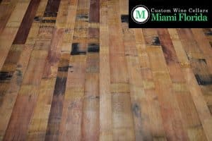 Vintage Styled Barrel Wooden Flooring for Traditional Wine Cellar