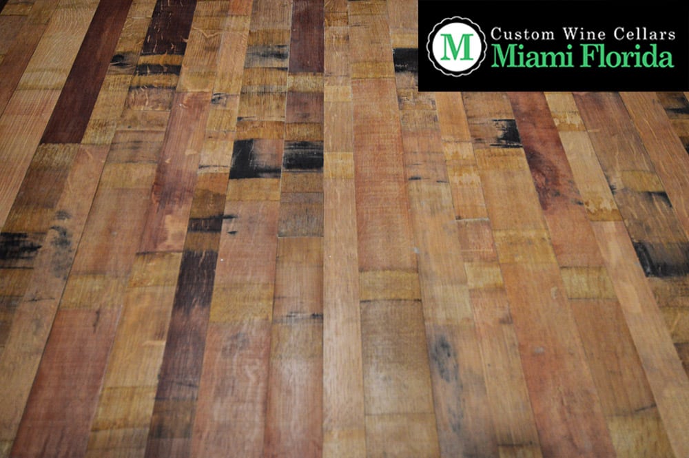 Vintage Flooring for Wine Cellar