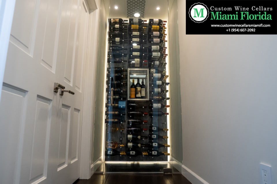 Wine Cellar Closet in Hallway