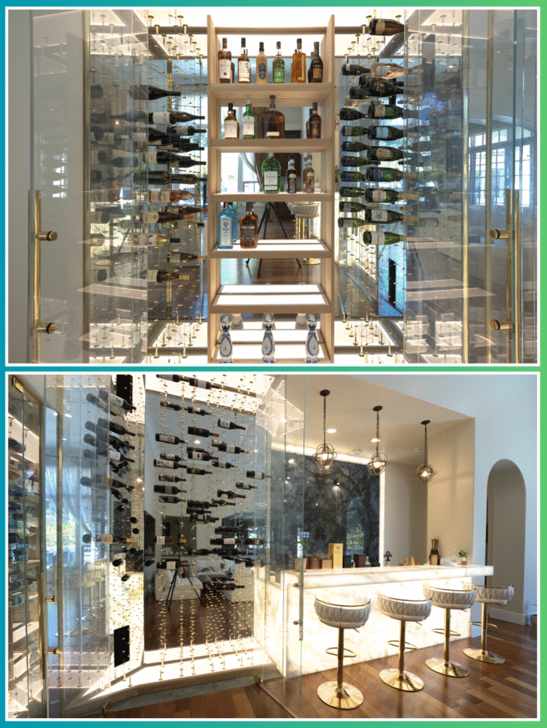 Miami FL's luxury home wine cellars