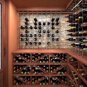 53 - Modern Miami Residential Wine Rooms Display and Storage