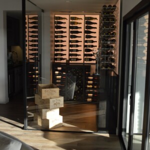 63 - Glass wine cellars always look ultra beautiful no matter what racking and lights you use.