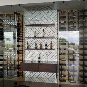 72 - Modern Glass Wine Closet for Miami Florida USA Homes