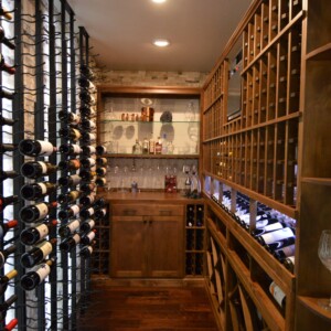58 - Residential Wine Cellar Designs Mix Old and New The Venetian Islands Florida Close