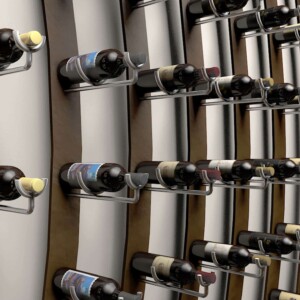 07 - ULTRA Wine Saddle Naples Metal Wine Cellar Racks Miami