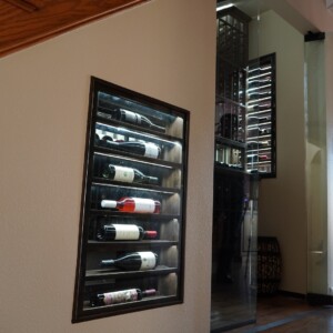 65 - Under the Stairs Wine Cellar with Glass Enclosure in Miami, Florida