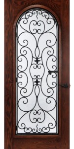 10 - Cape Coral Wood Glass Iron Wine Cellar Doors Specialty Design