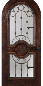 2 - Palm Beach Miami Glass and Wood Traditional Wine Cellar Doors Design