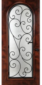 7 - Fort Lauderdale Glass & Iron Custom Wine Cellar Door Miami