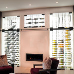 Even when set to a bright level, these modern LED wine cellar lights don't affect the temperature or humidity in the wine cellar.